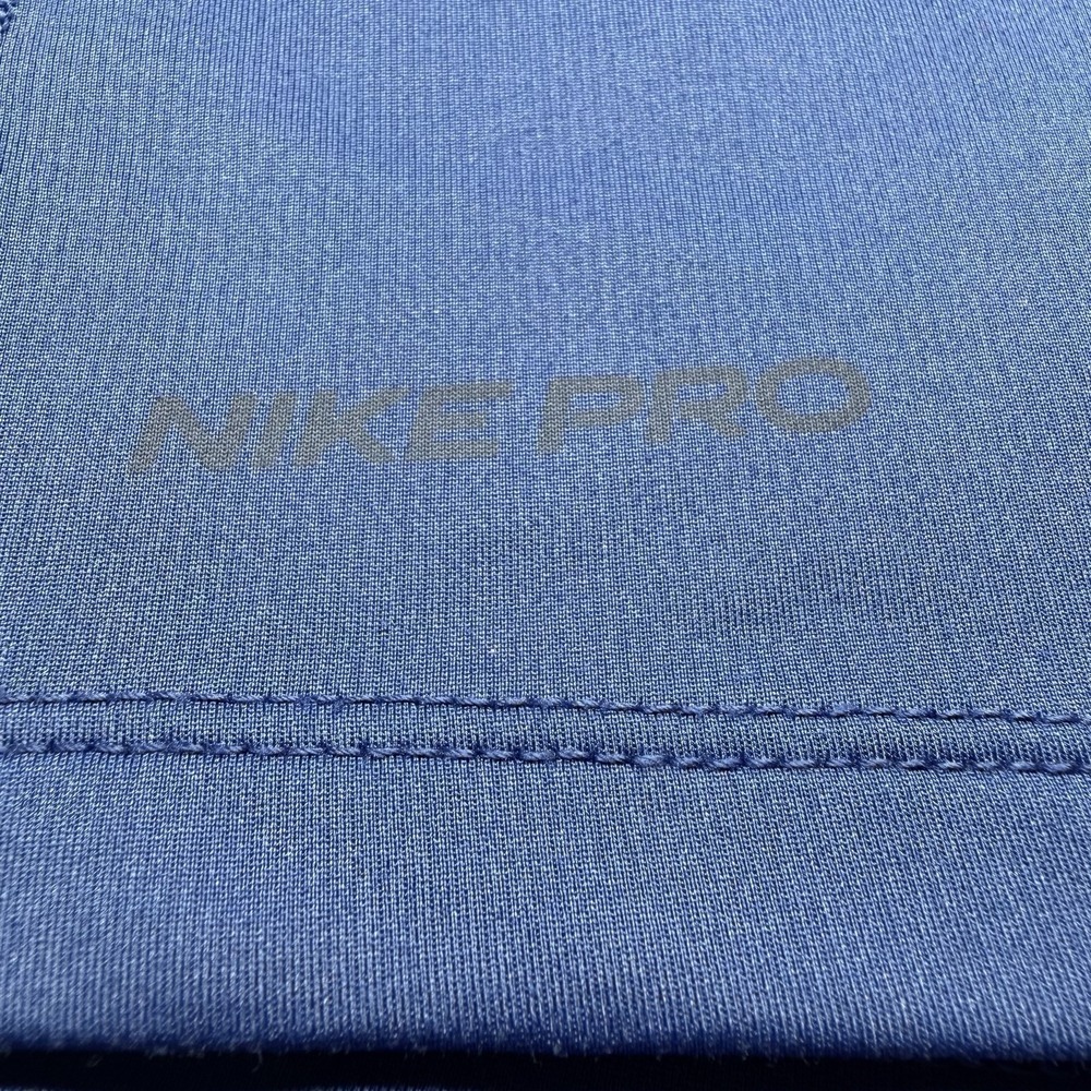 Nike Pro Dri-FIT Men's Blue XL Athletic Fit Lightweight Crew T-Shirt - Picture 6 of 7